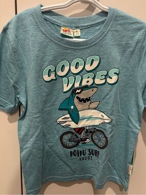 Earth Kids Boys Graphic T-Shirts- 2 Brand New